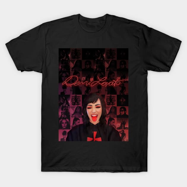 Demi Lovato fanmerch T-Shirt by misswoodhouse